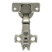 2 charnières invisibles slide-on Ø35 mm à recouvrement