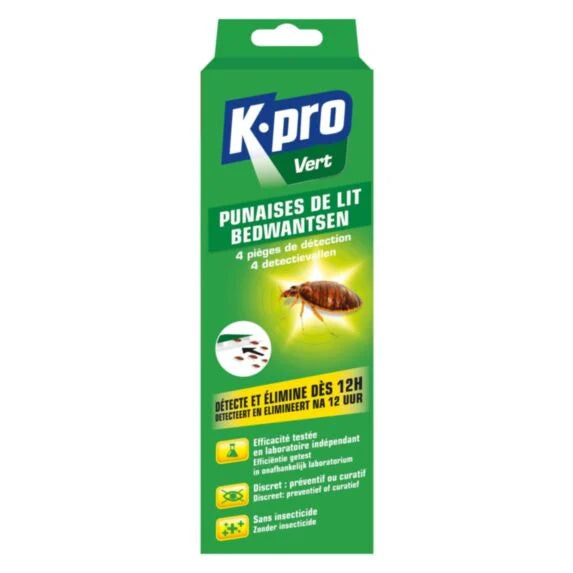 Insecticide punaises de lit K.PRO Vert – détection et élimination