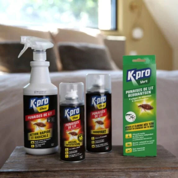 Insecticide punaises de lit K.PRO Vert – détection et élimination