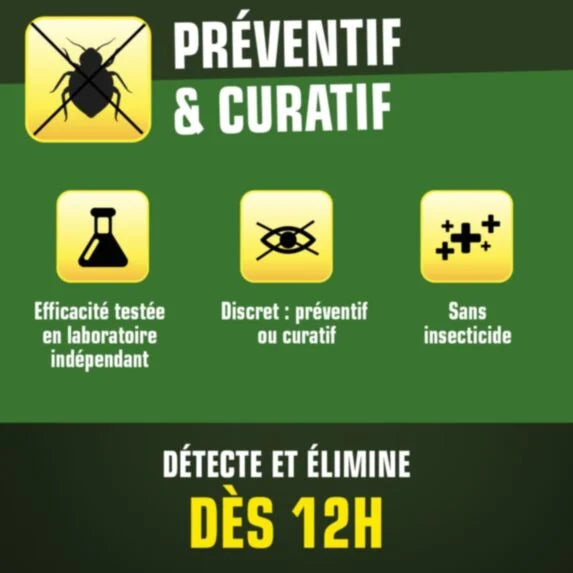 Insecticide punaises de lit K.PRO Vert – détection et élimination