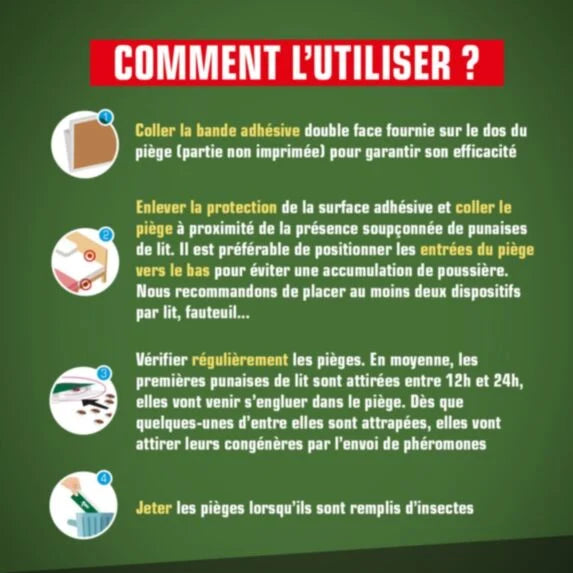 Insecticide punaises de lit K.PRO Vert – détection et élimination
