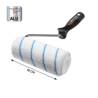 Rouleau peinture murs lisses & plafonds – 180 mm (Dexter Pro)