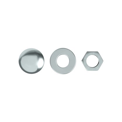 Boulons tête ronde à collet carré acier zingué M8 x 60 mm – lot de 2