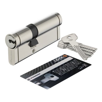 Cylindre de serrure Standers 30 + 50 mm – sécurité renforcée