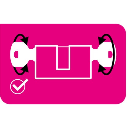 Cylindre de serrure Standers 30 + 50 mm – sécurité renforcée