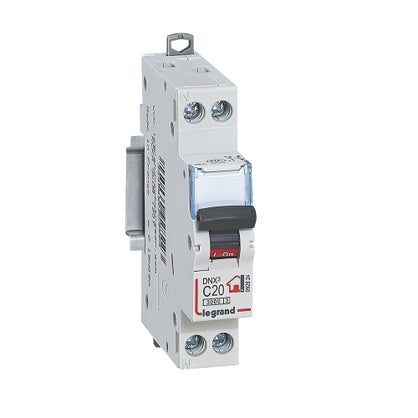 Disjoncteur phase + neutre 20A Legrand