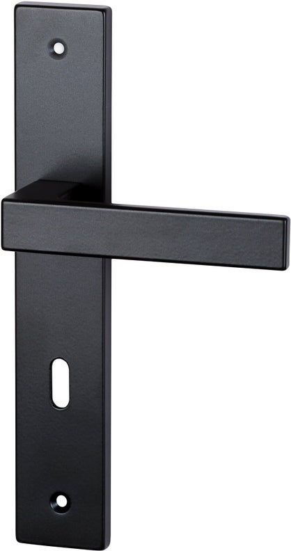 2 poignées de porte Loft – trou de clé – entraxe 195 mm