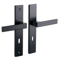 2 poignées de porte Loft – trou de clé – entraxe 195 mm