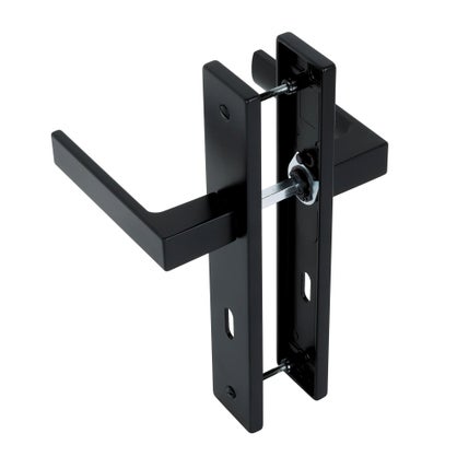 2 poignées de porte Loft – trou de clé – entraxe 195 mm