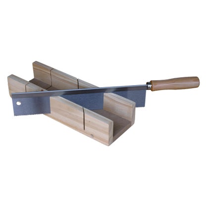 Scie à dos + boîte à onglet – 300 mm