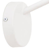 Applique Kanel E27, nature métal blanc/bois inspire