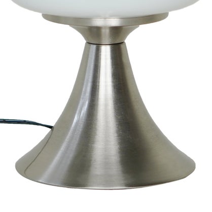 Lampe design tactile Inspire Kinoko en métal nickel