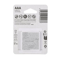 Lot de 4 piles rechargeables HR03 AAA 1000 mAh Lexman