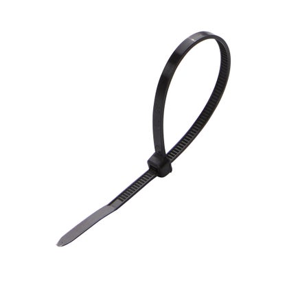 Lot de 100 colliers de serrage noirs Lexman – Ø 3 à 35 mm – Longueur 150 mm