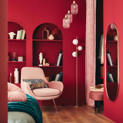 Suspension ronde Inspire Dipsy 3 x E27 diamètre 25 cm laiton brossé / verre