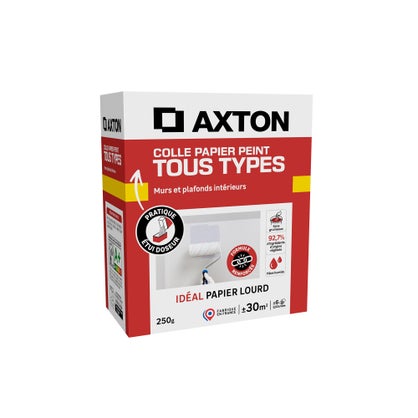 Colle papier peint poudre tous types AXTON – 0,25 kg