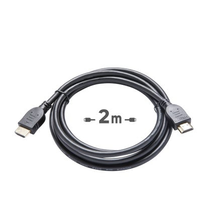 Câble HDMI 2.0 – 2 m – PVC noir – Lexman