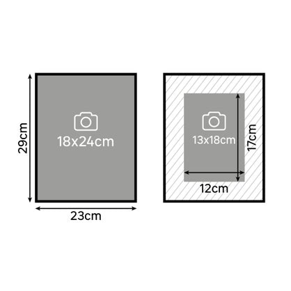 Cadre indus 18 x 24 cm marron Inspire