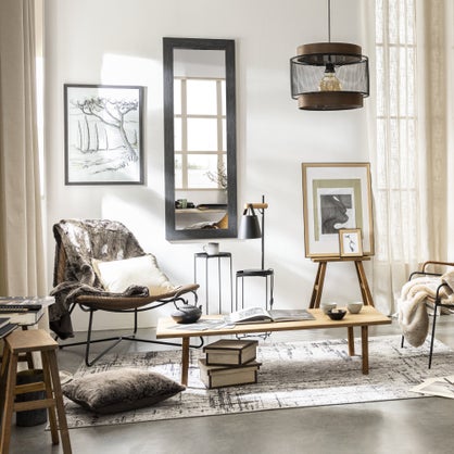 Cadre indus 18 x 24 cm marron Inspire