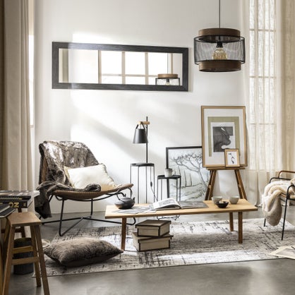 Cadre indus 18 x 24 cm marron Inspire