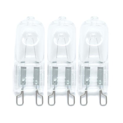 Lot de 3 ampoules halogène G9 Lexman 920 lm blanc chaud dimmables