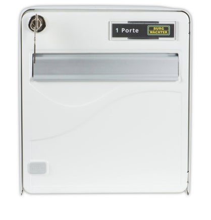 Boîte aux lettres normalisée Balutic 2 portes – blanc