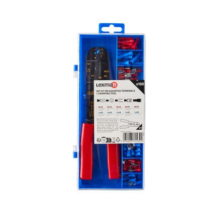 Lot de 10 cosses avec pince à sertir – Lexman