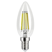 Ampoule LED flamme lisse E14 Lexman 2W (équiv. 25W) 255 lm blanc chaud 2700K classe A
