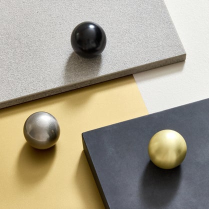 Bouton de meuble Paolo zamak nickelé brillant Ø 30 mm