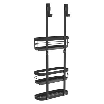 Étagère de bain / douche à suspendre noire Remix Sensea