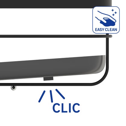 Étagère de bain / douche à suspendre noire Remix Sensea