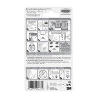Lot de 4 languettes adhésives blanches Command 3M