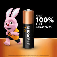 Piles Duracell LR03 AAA Plus – Lot de 4 – +100% Extra Life