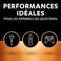 Piles Duracell LR03 AAA Plus – Lot de 4 – +100% Extra Life