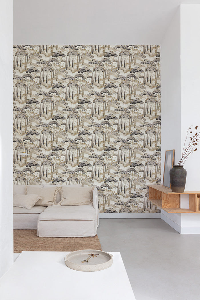 Papier peint Arcadia A69201 – motifs branches et feuillages