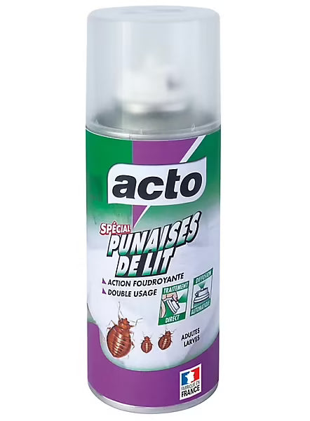 Aérosol auto-diffusant anti punaises de lit 125 ml – Acto