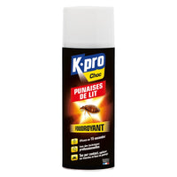 Aérosol foudroyant spécial punaises de lit 400 ml K-pro