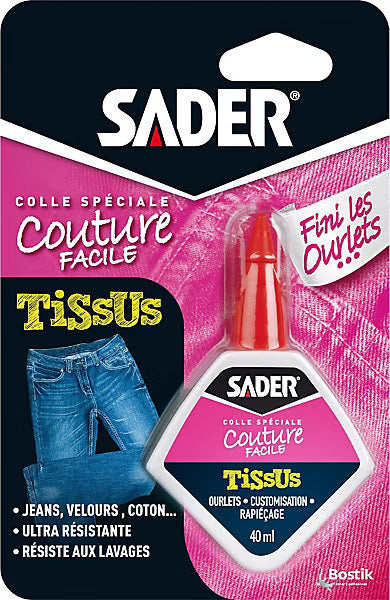Colle Sader pour Tissus – Couture Facile 40 ml