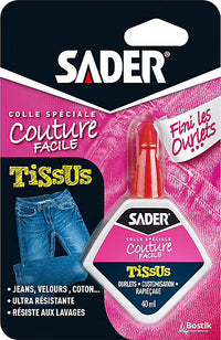 Colle Sader pour Tissus – Couture Facile 40 ml
