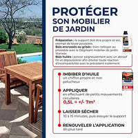 Huile extérieure protectrice teck et bois exotiques Starwax 500 ml
