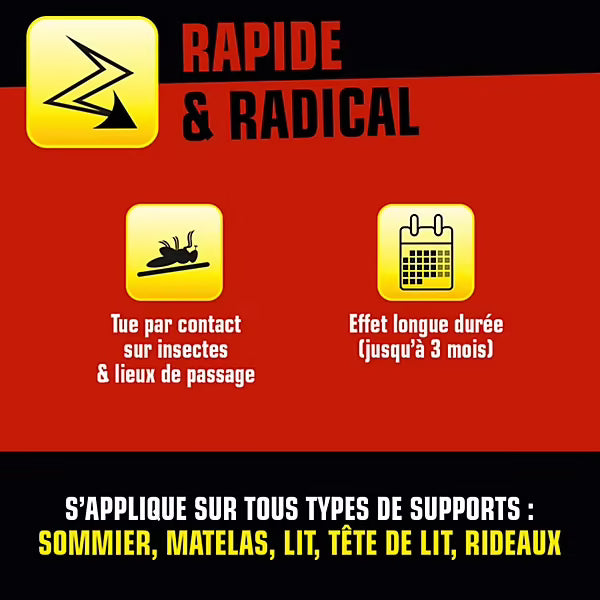 Insecticide anti punaises de lit 2L Kapo Choc