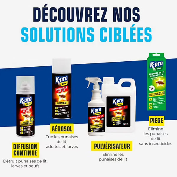 Insecticide anti punaises de lit 2L Kapo Choc