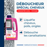 Déboucheur canalisations spécial cheveux – Starwax (900 ml)