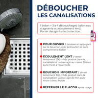 Déboucheur canalisations spécial cheveux – Starwax (900 ml)