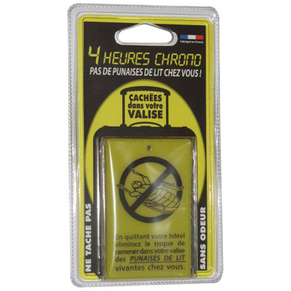 Plaquette anti-punaises de lit Spécial valise – Tranquilliéo