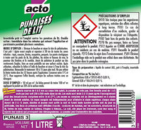 Pulvérisateur spécial punaises de lit Acto 1 L