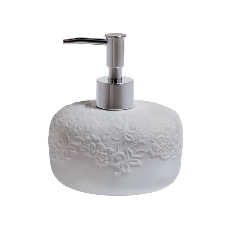 Distributeur de savon en porcelaine COSY blanc – Spirella